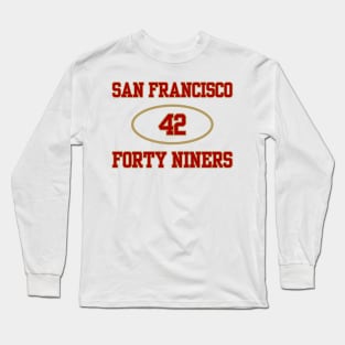 SAN FRANCISCO 49ERS RONNIE LOTT #42 Long Sleeve T-Shirt